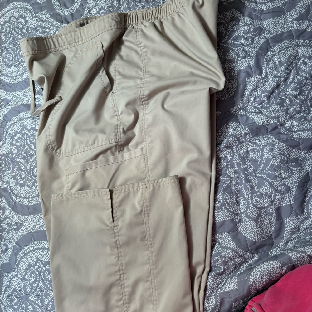 Cherokee scrub pants with elastic/drawstring waist